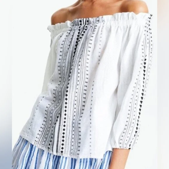 LemlemWomen's Off-Shoulder Striped Top - Picture 6 of 9